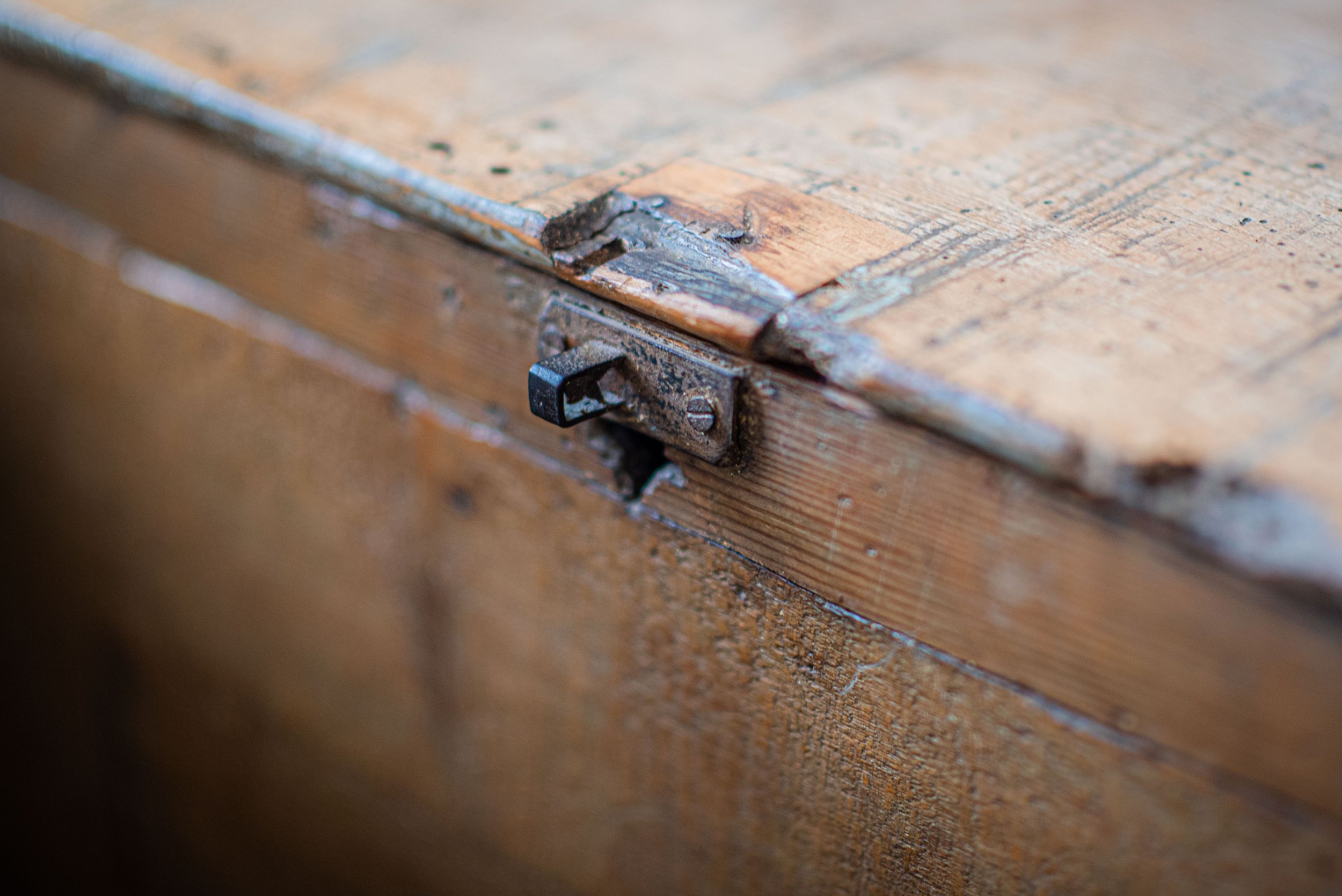 Wooden chest