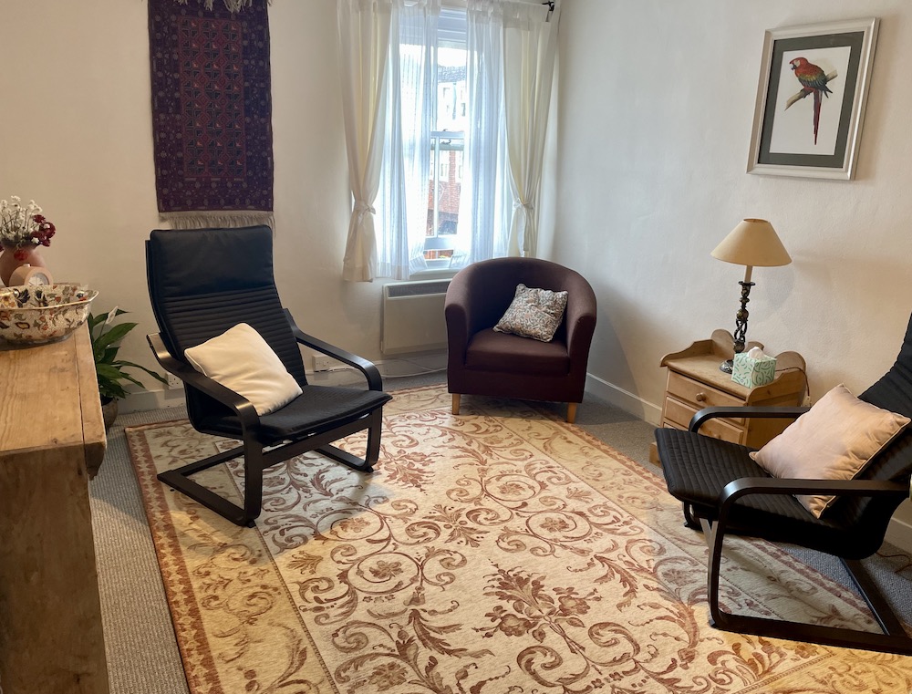 Therapy Room with 3 chairs 